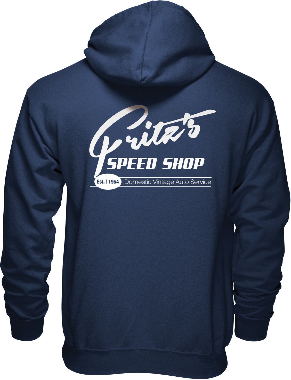 ZIPPERED HOODIE - SCREEN PRINT 3