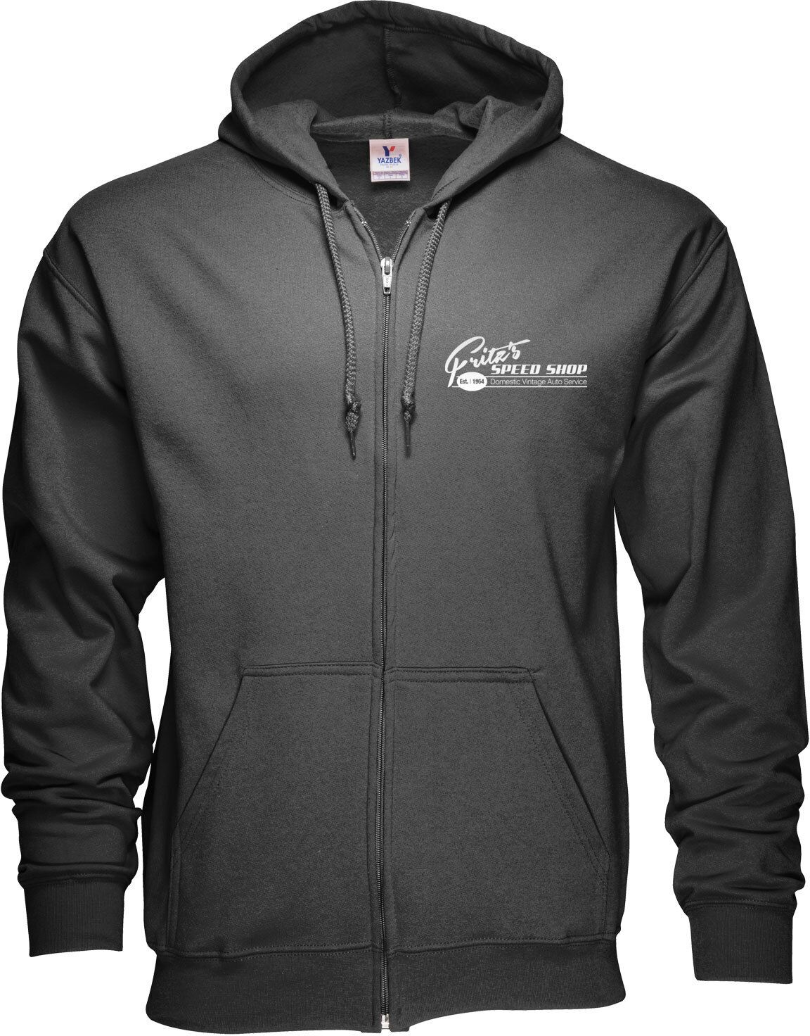 ZIPPERED HOODIE - SCREEN PRINT 6