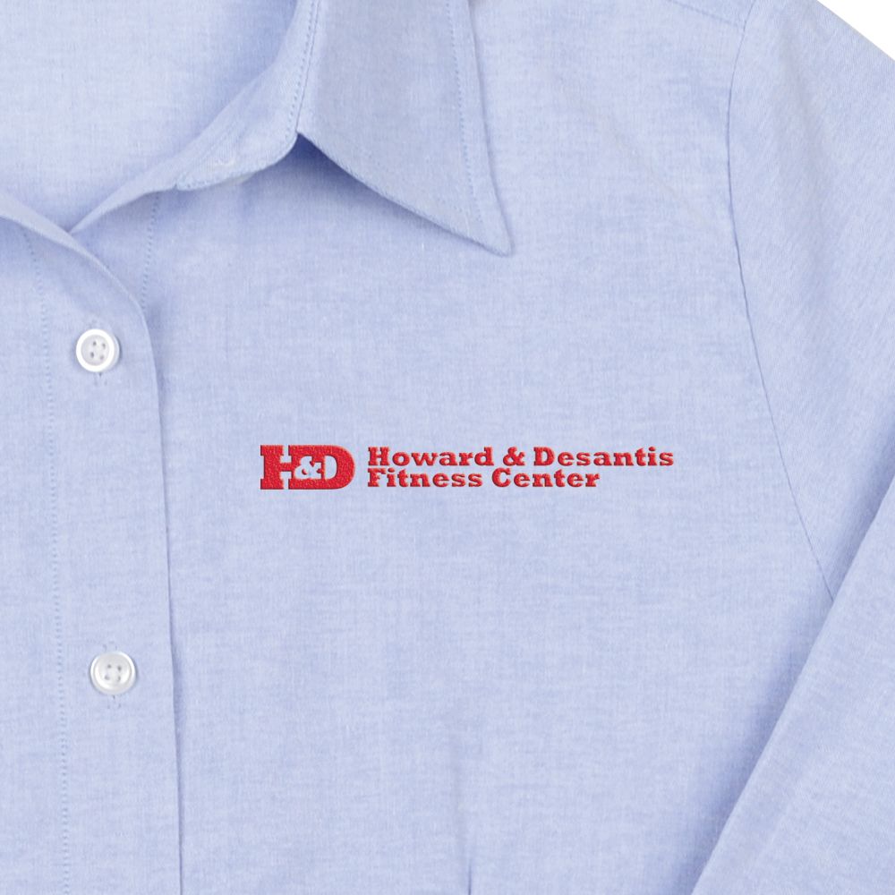 WOMEN'S LONG SLEEVE OXFORD SHIRT 3
