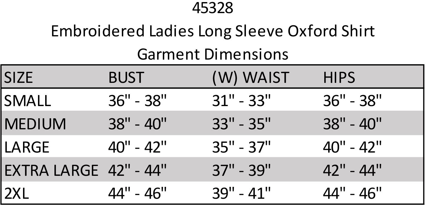 WOMEN'S LONG SLEEVE OXFORD SHIRT 10