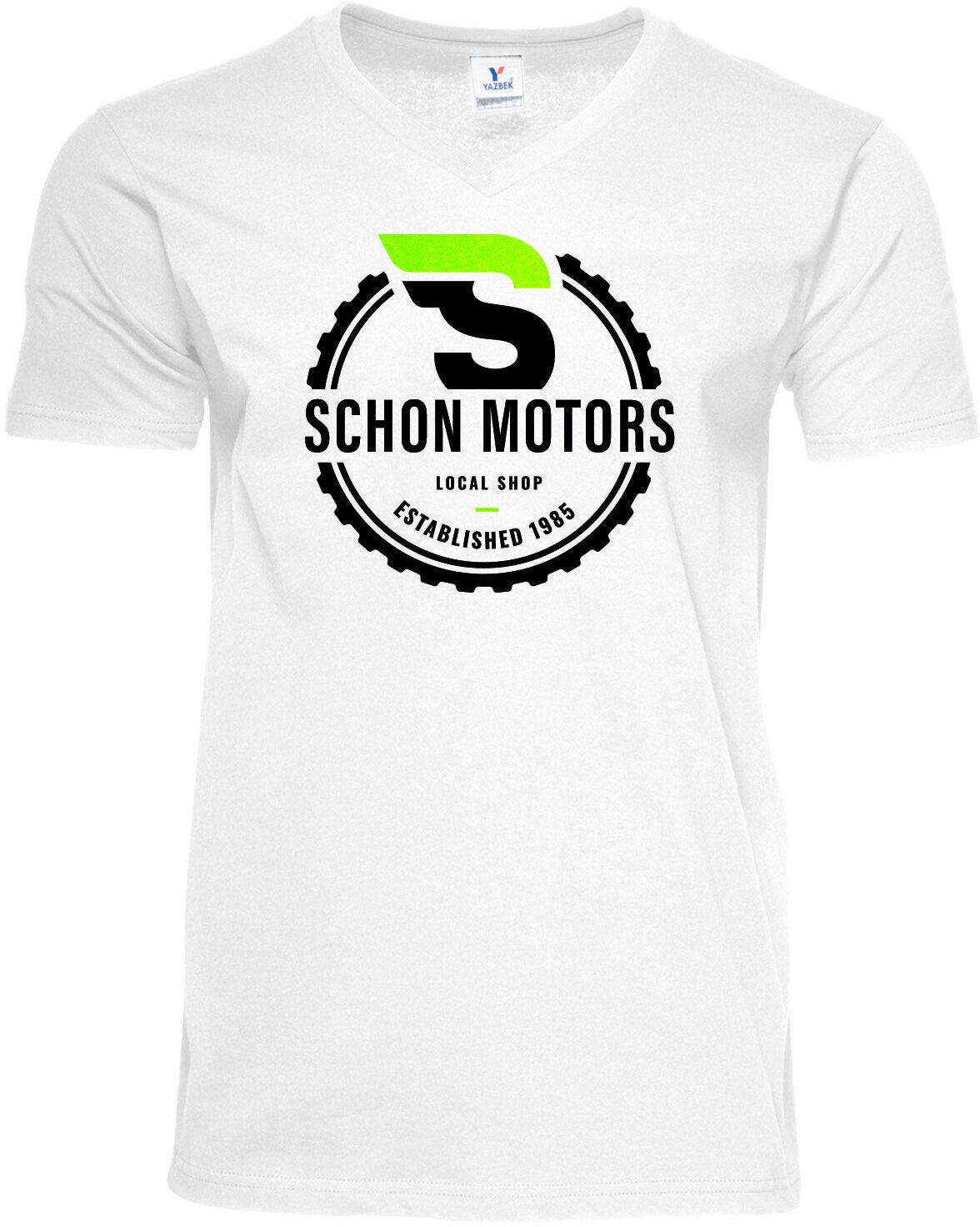 FULL COLOR MENS 100% COTTON V-NECK T-SHIRT 6