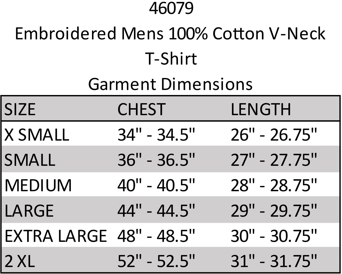 MENS V-NECK T-SHIRT EMBROIDERED 4