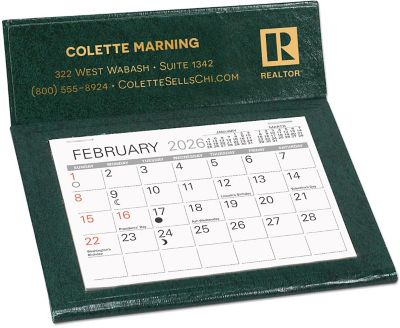 Custom Stand Up Calendar: Easel Calendars Amsterdam Printing