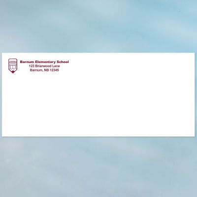 School Promotional Items: #10 Regular Envelope