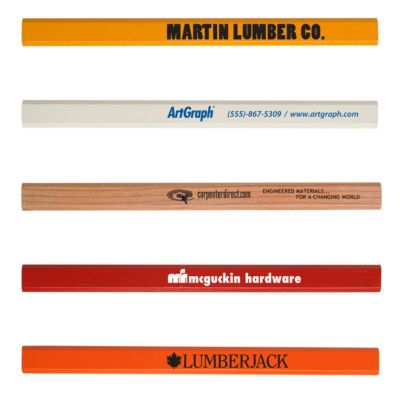 Custom Carpenter Pencils With Logo