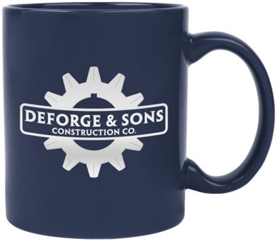 Logo Budget Coffee Mugs (11 Oz., 4.8125 x 3.75 x 3.125 Dia.)