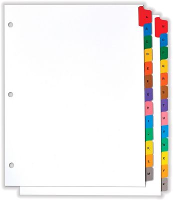 Attendance Forms: Index Tabs - 5 Pack