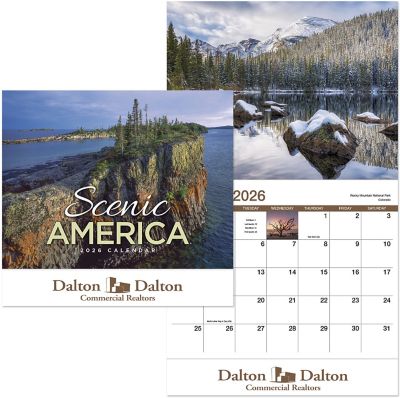 Custom Calendars: Scenic America Stapled Wall Calendar