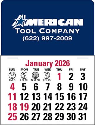 Community Event Giveaways for Dentists: Traditional Press-N-Stick Calendar