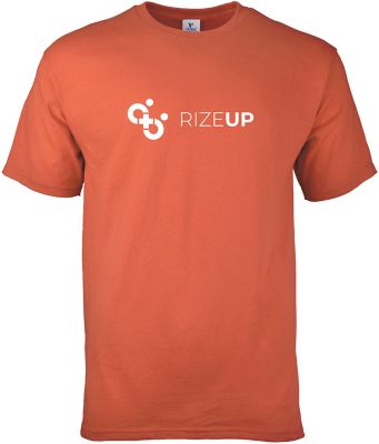 Basic Tees: Screen Printed 100% Cotton Colored T-Shirt