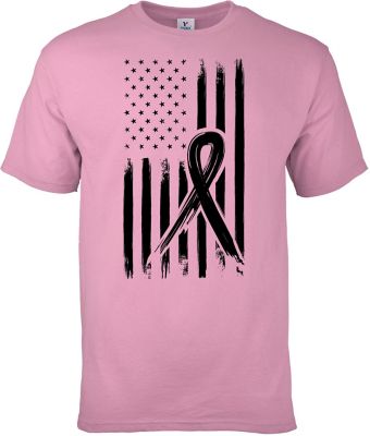 Breast Cancer Awareness Merchandise: Screen Printed 100% Cotton Colored T-Shirt