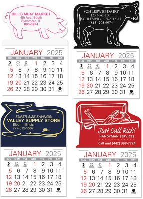 Personalized Business Card Magnet Calendars  Buy Custom Peel and Stick  Calendars for Your Business Online at