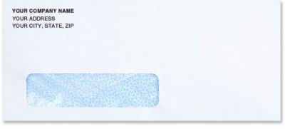 Custom Office Supplies: #10 Window Envelope Safety Tint