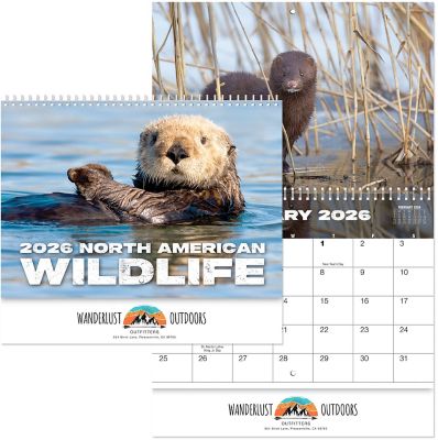 TAP Calendars: Full Color North America Wildlife Spiral Calendar