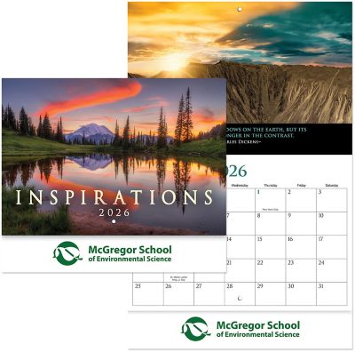 Promotional Wall Calendars: Inspirations Stapled Wall Calendar