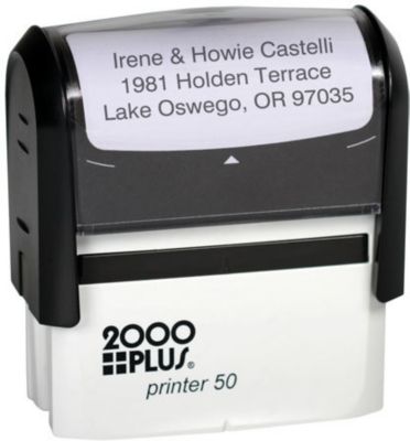 Custom Office Supplies: Self-Inking Stamp 1 1/8 x 2 11/16