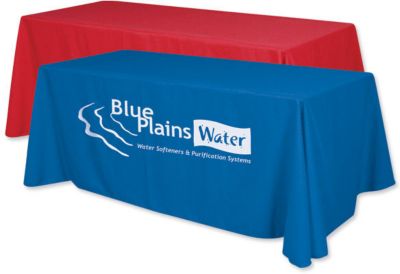 Nonprofit Promotional Items: Poly/Twill Table Cover Front Imprint 8 Foot