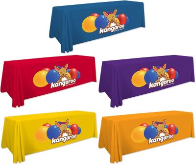 St Patrick's Day Promotional Products: Full Color 8' Standard Table Throw Front Imprint