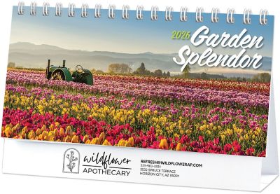 Custom Calendars: Garden Splendor Desk Calendar