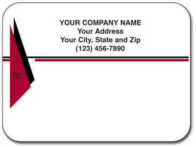 Custom Office Supplies: Matte Mail Labels Flat