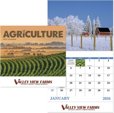 Custom Calendars: Agriculture Stapled Wall Calendar