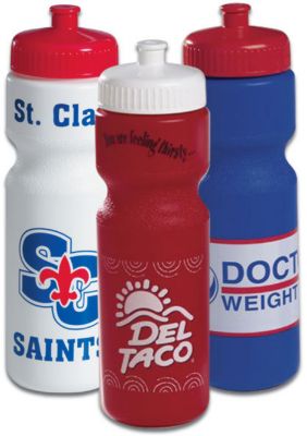 Custom Drinkware: Sport Bottle, Push-Pull Cap 28 oz