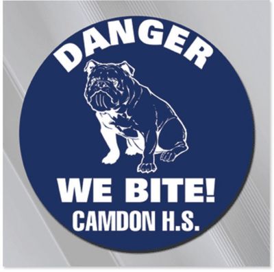 Open For Business: 4X4 Static Cling Window Sticker-Circle