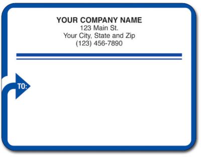 Matte Mail Labels 1 Up Flat