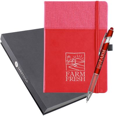 Journal and Pen Gift Sets: Newport Journal & Ultima Comfort Pen Set