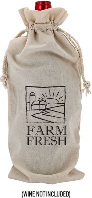Linen Wine Gift Bag