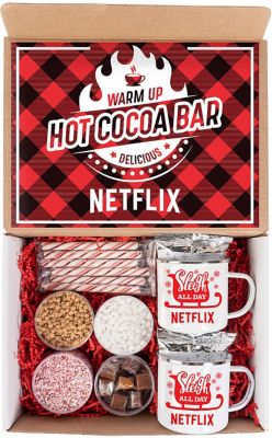 Valentine's Day Promotional Items: Hot Cocoa Bar Kit With 2 Mugs