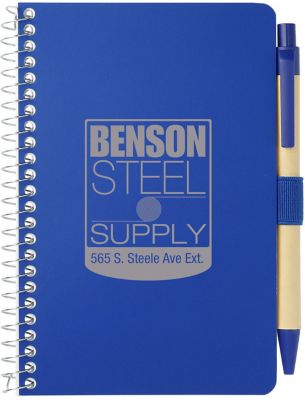 Branded Notebooks & Journals: Fsc® Mix Pocket Spiral Notebook With Pen