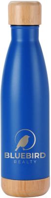 Community Event Giveaways for Dentists: Voyager Bottle With Bamboo Base & Lid 17 oz