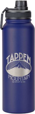Blue Wellness Water Bottle 32-Oz. - Personalization Available