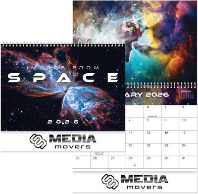 TAP Calendars: Luxe Images From Space Spiral Wall Calendar