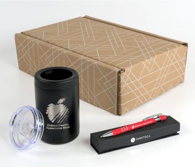 Custom Drinkware Gift Sets: 2 In 1 Tumbler Simple Gift Set