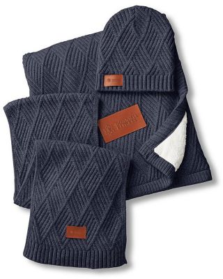 Promotional Gift Sets: Leeman Trellis Knit Gift Set