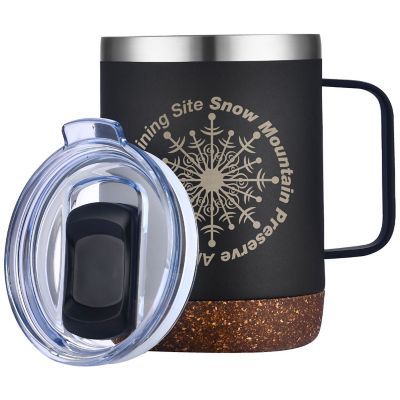 Vacuum Travel Mug with Cork Bottom 24-Oz. - Personalization