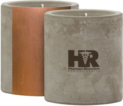 Dental Patient Appreciation Gifts: Aura 3 oz Concrete Candle