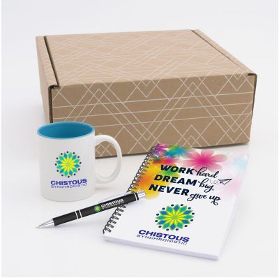 Full Color Notebook, Pen and Tumbler Set