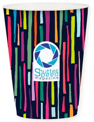 Custom Stadium Cups: Full Color Frost Flex Stadium Cup 16 oz