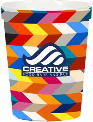 Custom Stadium Cups: Full Color Big Game Stadium Cup 16 oz