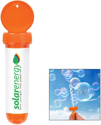 Branded Fun & Games: 1 oz Tube Bubble Dispenser