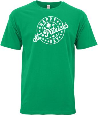 St Patrick's Day Promotional Products: M&O Unisex Gold Soft T-Shirt 100% Cotton Screened