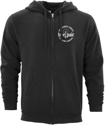 Apparel: M&O Unisex Zipper Hoodie Screened