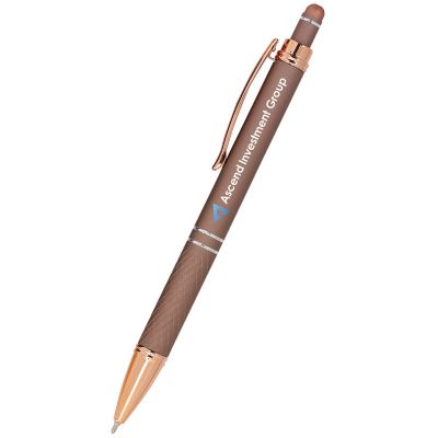 Custom Gel Ink Pens: Full Color Crossgate Cello-Wrapped Stylus