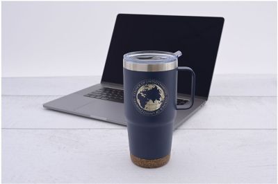 Vacuum Travel Mug with Cork Bottom 24-Oz. - Personalization