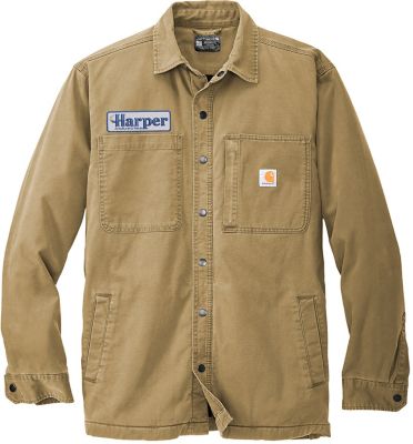 Promotional Apparel | Custom Promotional Clothing: Carhartt® Rugged Flex® Fleece-Lined Shirt Jac