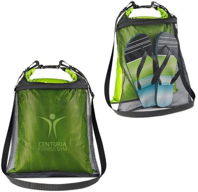 Drawstring Backpack with Mesh Drying Bag