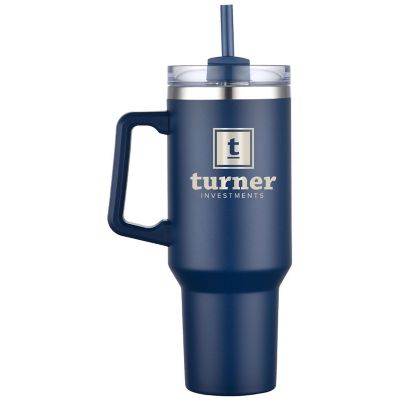 Bank Promotional Items: Saratoga Satisfy Travel Mug 40 oz